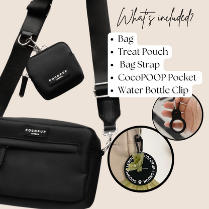 "The Everything" Dog Walking Bag Bundle - Black