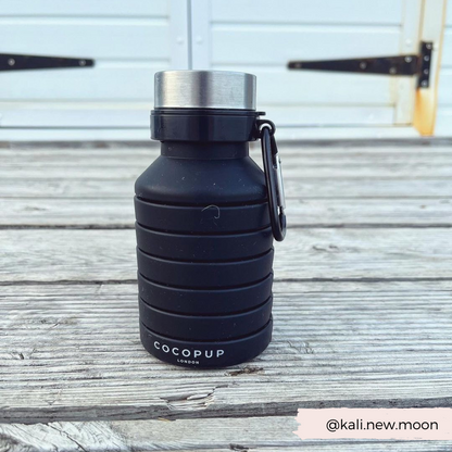 Collapsible Water Bottle - Black