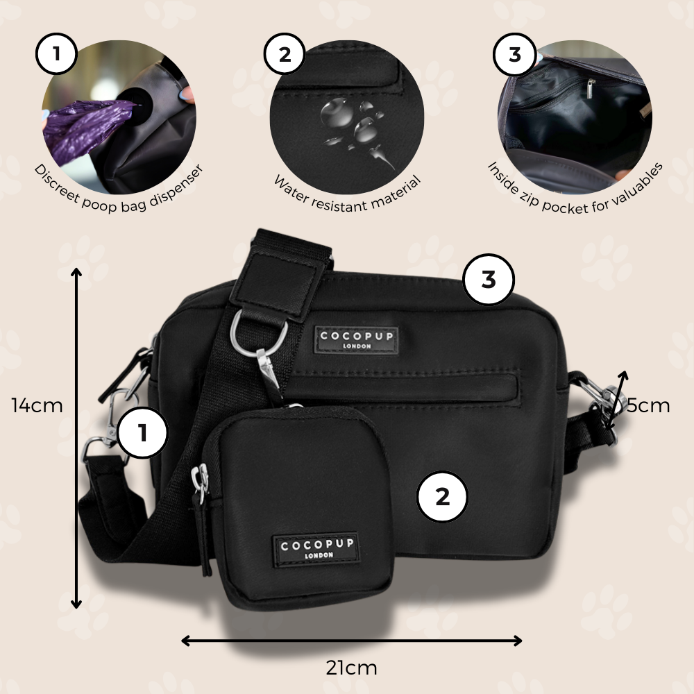 Build Your Own Dog Walking Bag - Black Bag
