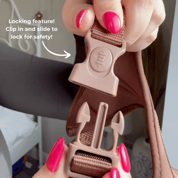 Luxe Adjustable Neck HARNESS- Mocha Flower
