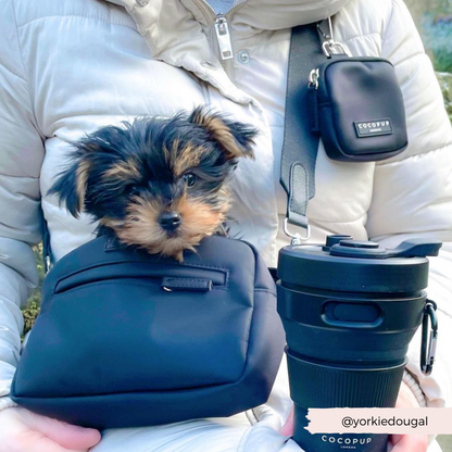 "The Everything" Dog Walking Bag Bundle - Black