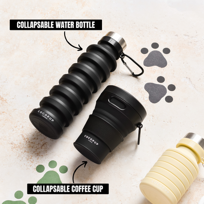 Collapsible Water Bottle - Black