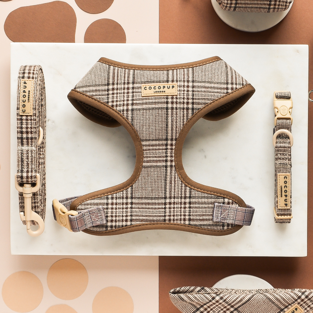 Pup Plaid Adjustable Neck HARNESS