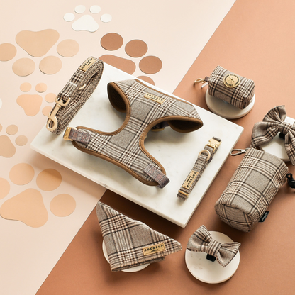 Pup Plaid Adjustable Neck HARNESS